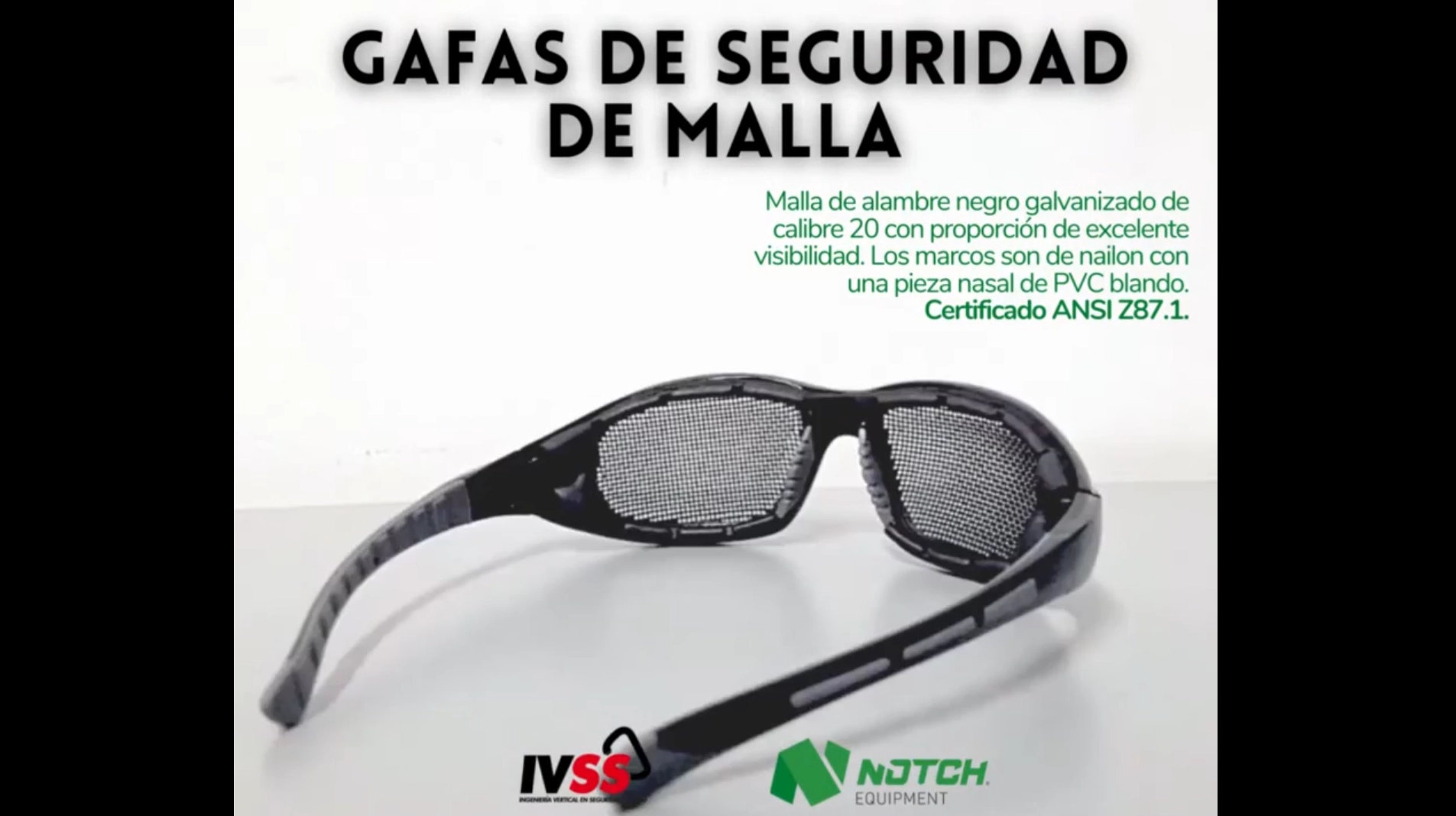 gafas de seguridad notch
